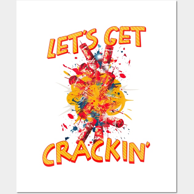 Chinese New Year: Let's Get Crackin' with Firecracker Fantasy Wall Art by YUED